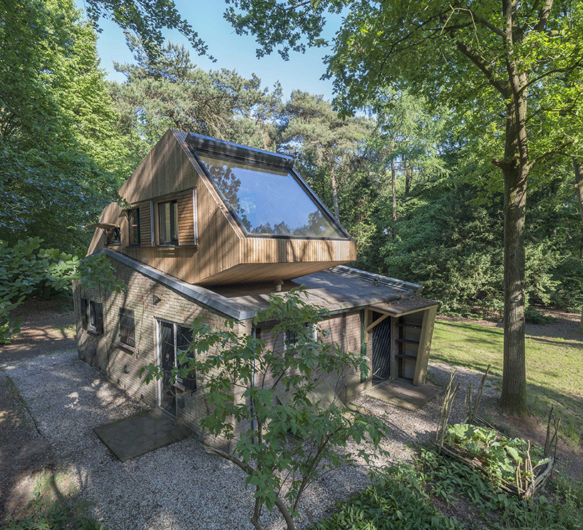 bloot architecture sculptural roof extension designboom