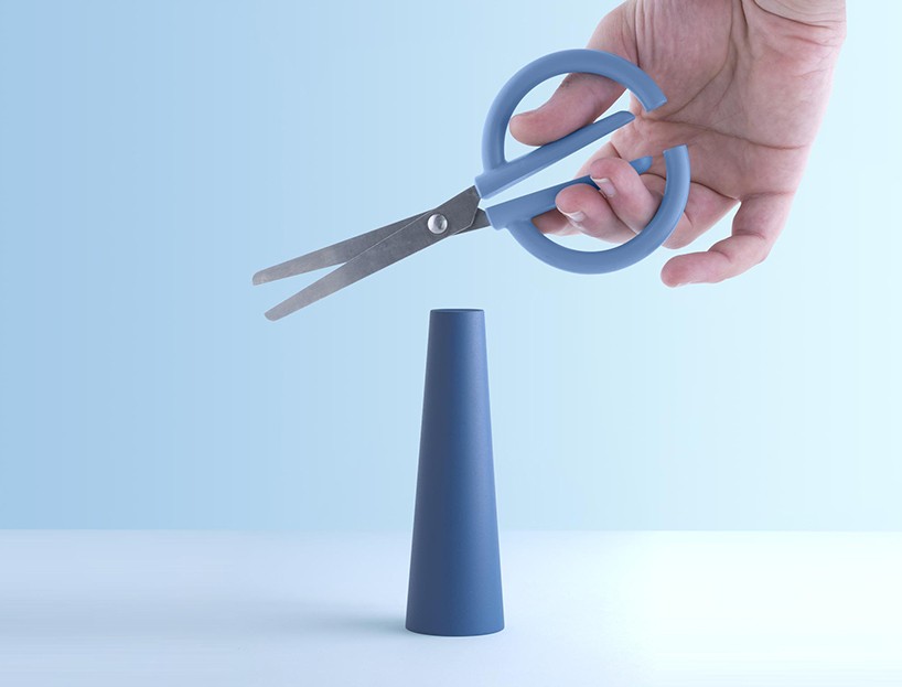 ctrl x free standing scissor alessio romano designboom3