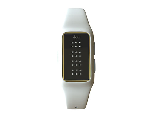 dot braille smartwatch helps the visual impaired see the world around them