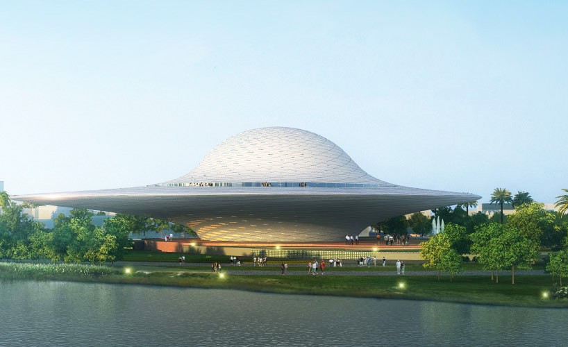 fernando romero presents plans for elliptical mazatlan museum in mexico
