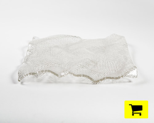 fragile recreates the form of bubble wrap with intricate detail