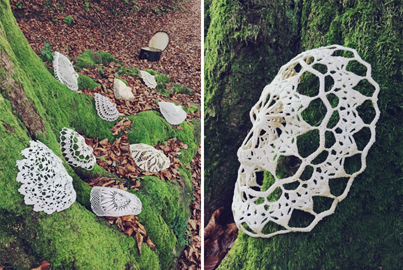 francesca lombardi giacomo favilla doily masks portraits designboom