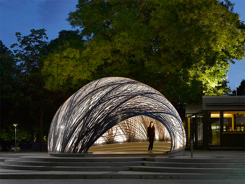 subaquatic water spider nests inform ICD/ITKE research pavilion 2014-15