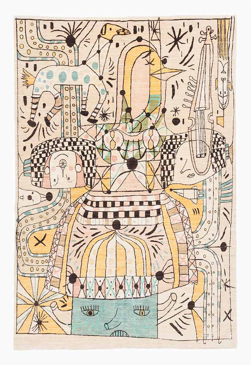 jaime hayon nodus carpets afghan japanese folklore