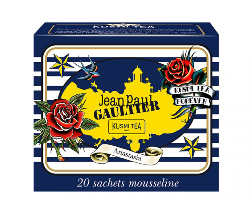 jean paul gaultier kusmi tea designboom