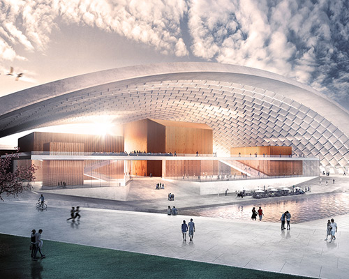 die resonanz concert hall concept transforms parcel post hall in munich