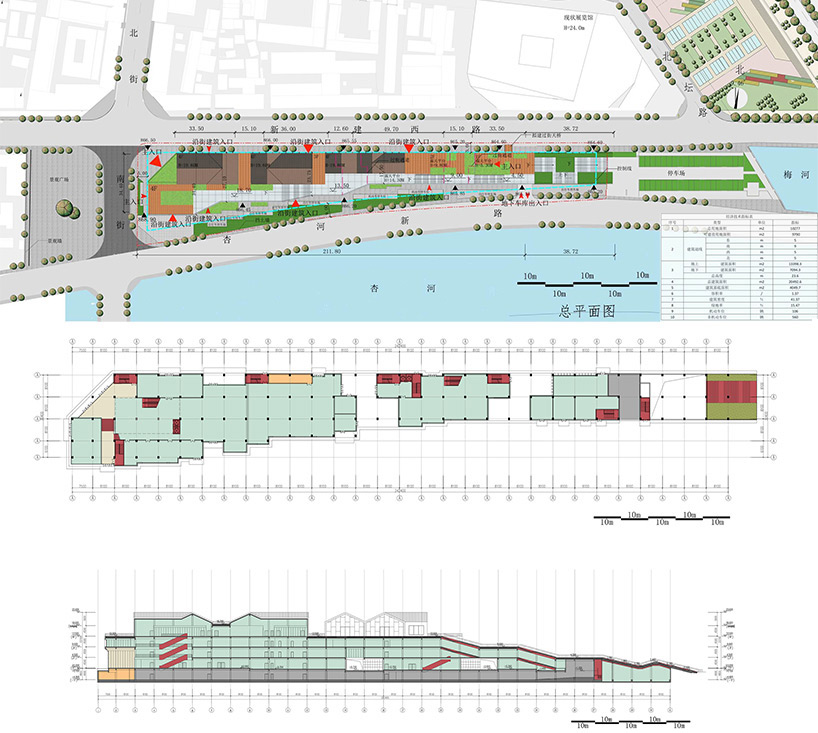 kuan architects UCD antique fish shopping mall quinshi china designboom kuan architects UCD antique fish shopping mall quinshi china designboom