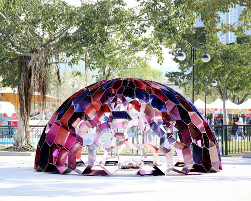 LAAB develops parametric kaleidome for hong kong youth arts foundation