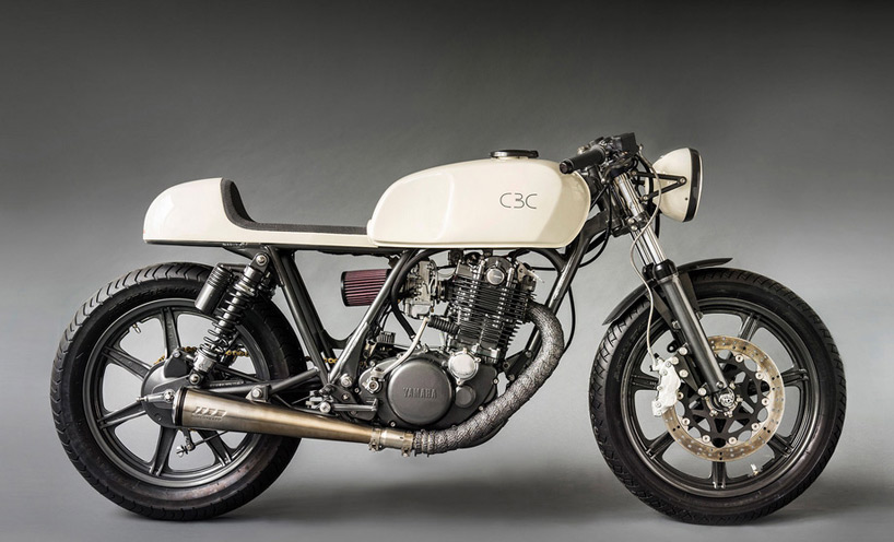 momoto builds ultra-minimal CBC café racer from '79 SR500