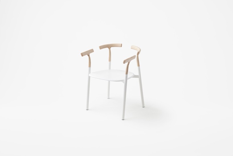 nendo and alias crafts twig chair with exchangeable seats
