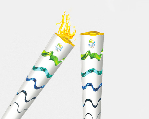 rio 2016 unveils expanding olympic torch by chelles & hayashi