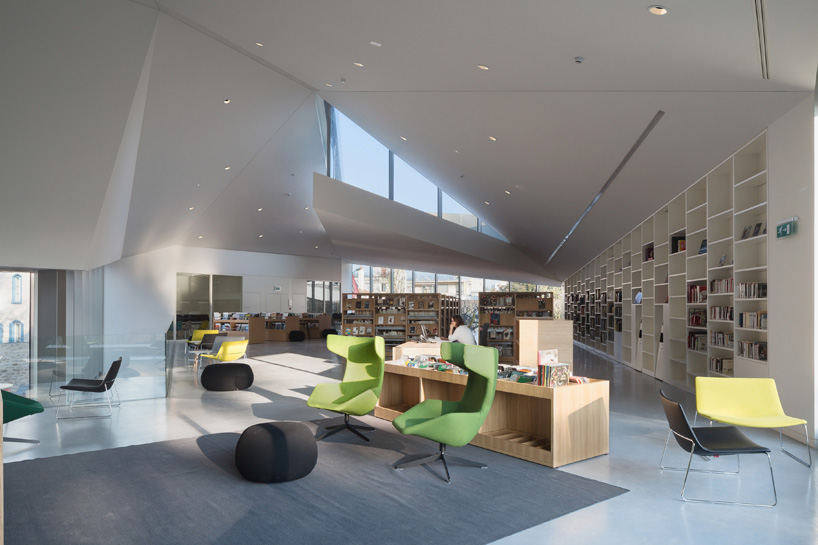 pascale guedot architecte mediatheque media library in bourg-la-reine france designboom