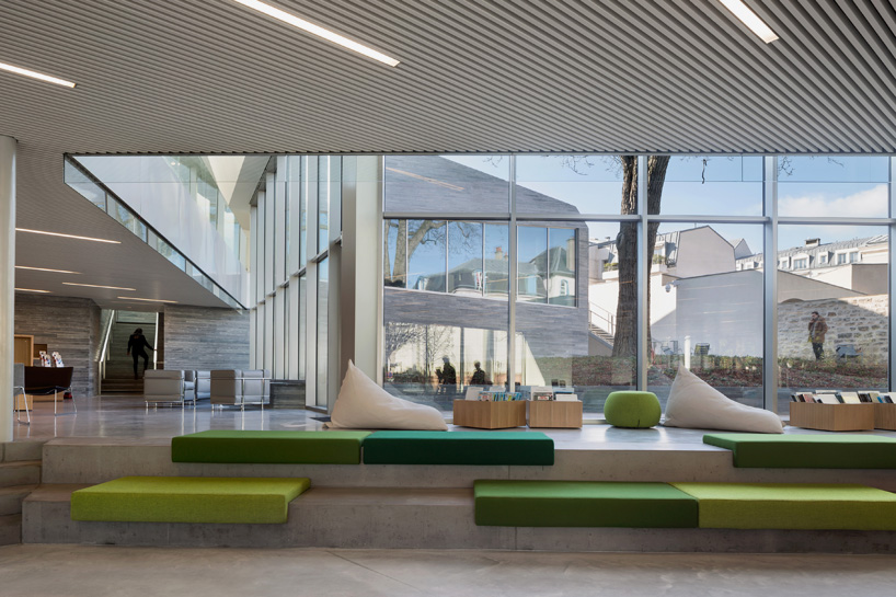 pascale guedot architecte mediatheque media library in bourg-la-reine france designboom