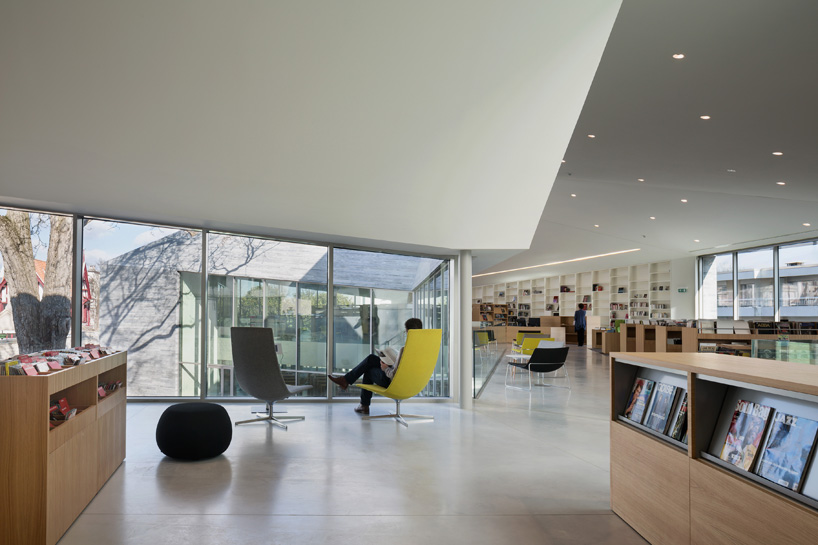 pascale guedot architecte mediatheque media library in bourg-la-reine france designboom