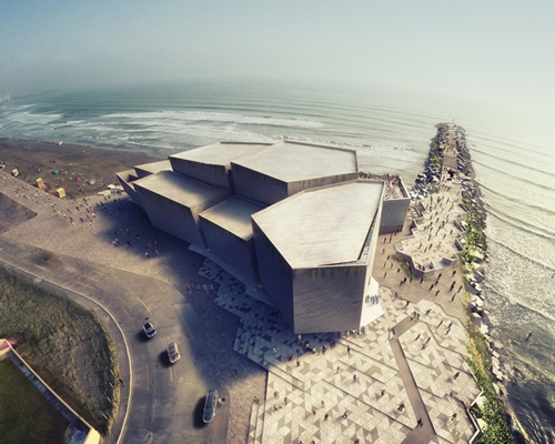 rojkind arquitectos' foro boca concert hall to rise as concrete volumes in mexico