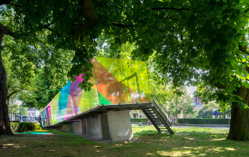 shift architecture urbanism bernard tschumi video gallery CMY pavilion designboom