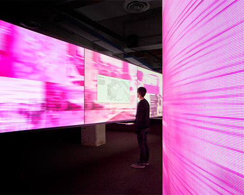 striptease exhibition showcases cal poly architectural work on interactive displays