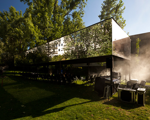 subvert reflects south american culture with mirrored tupã pavilion