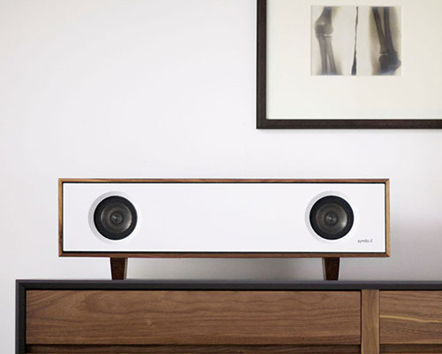 handcrafted solid wood tabletop hifi by symbol audio