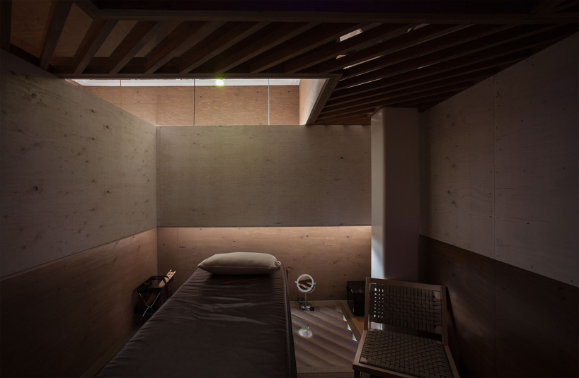 three ball cascade architects haspali spa okayama japan designboom