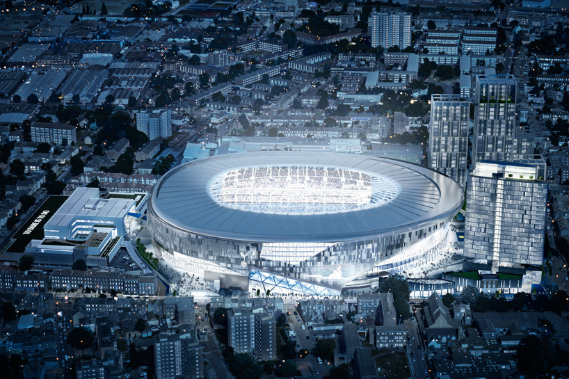 tottenham hotspur stadium populous northumberland development project london designboom