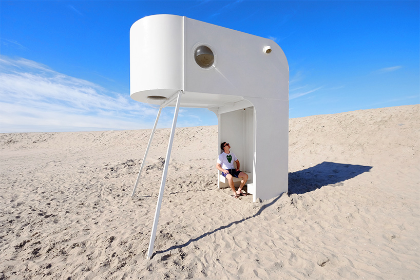 urban campsite amsterdam offers sculptural habitats for an art/sleep experience