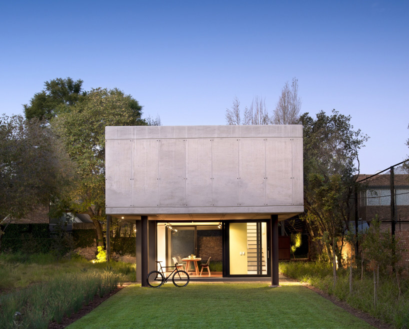 concrete and a flexible plan characterize W design's home studio
