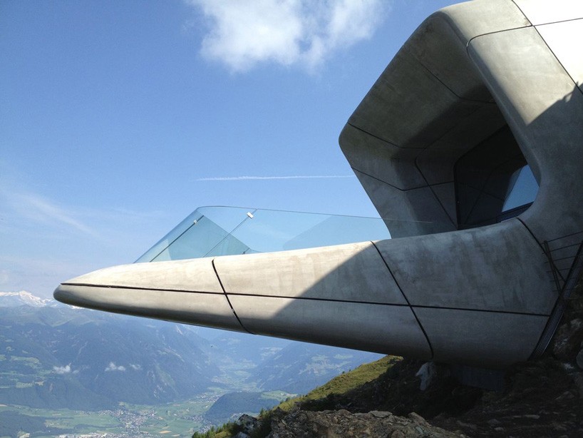 zaha hadid embeds museum for reinhold messner within alpine summit