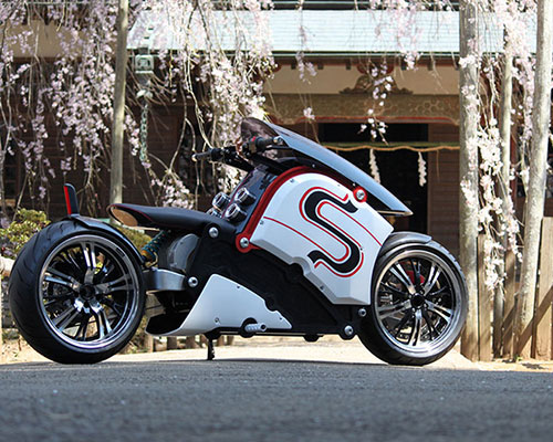 japanese designer kota nezu creates low riding electric motorcycle