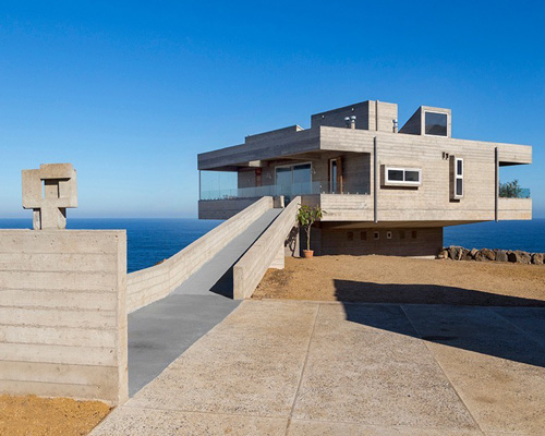 gubbins arquitectos places concrete casa mirador by the chilean coast