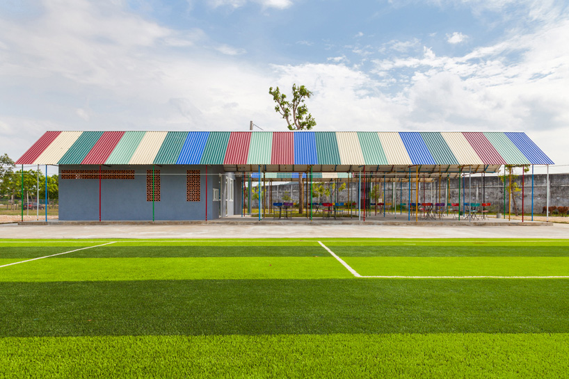 H&P architects re-ainbow community center duc tho vietnam designboom