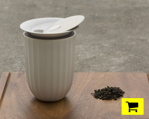 lotus tea set gives the impression its floating via organic form