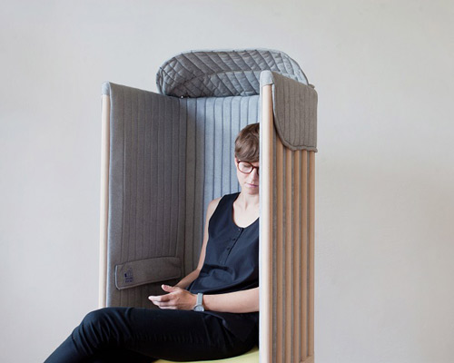 no smartphones allowed, the offline chair by agata nowak