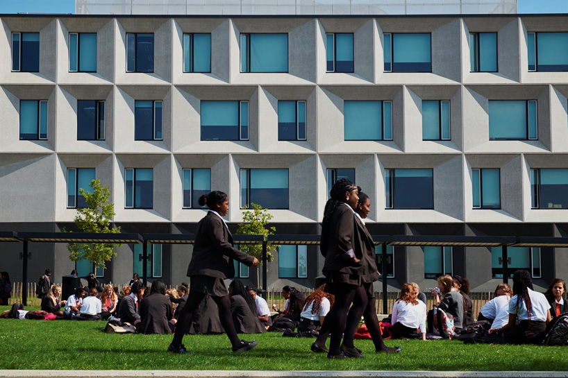 allford hall monaghan morris burntwood school wandsworth designboom