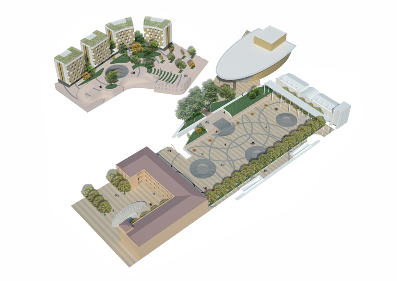 andrea maffei piazza della repubblica varese theatre competition italy designboom