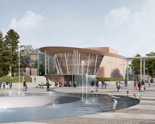 andrea maffei unveils design to overhaul varese's city center with new theater