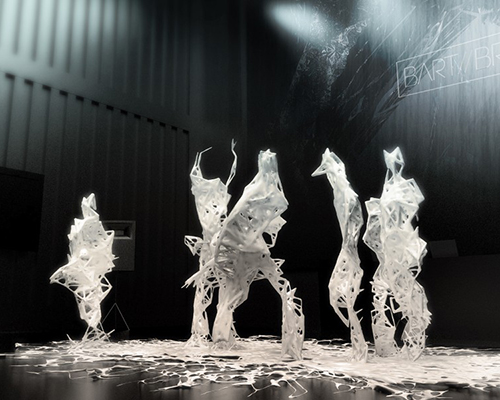 interactive audio sythensis and graphical languages form 3D printed sculptures by bart//bratke