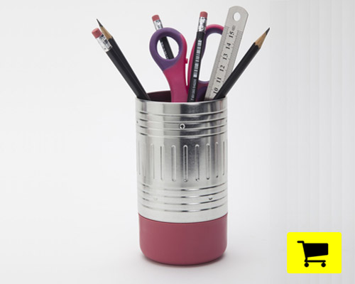 pencil end cup makes features a second storage space in the eraser