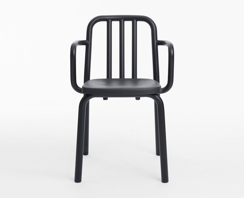 eugeni quitllet presents tube chair for mobles 114 at maison et objet
