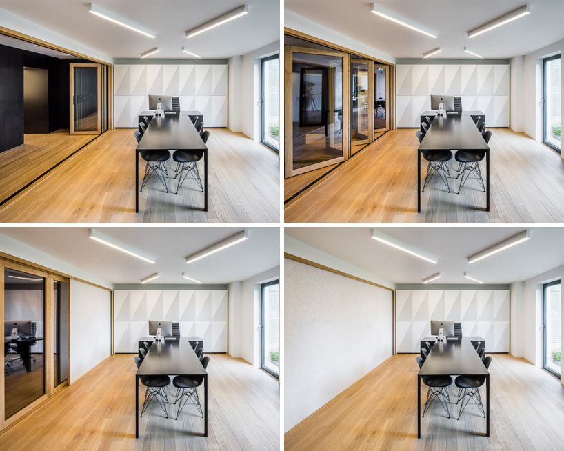 exexe centor headquarters showroom warsaw poland designboom