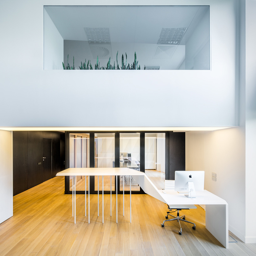 exexe centor headquarters showroom warsaw poland designboom