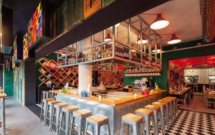 concrete brings the atmosphere of asian market stalls to amsterdam