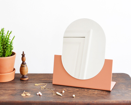 minimal dome mirror by beaverhausen for hausmerk