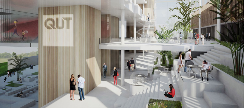henning larsen education precinct queensland university of technology brisbane australia designboom