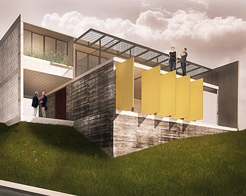 house comiteco adapts to landscape to optimize building performance