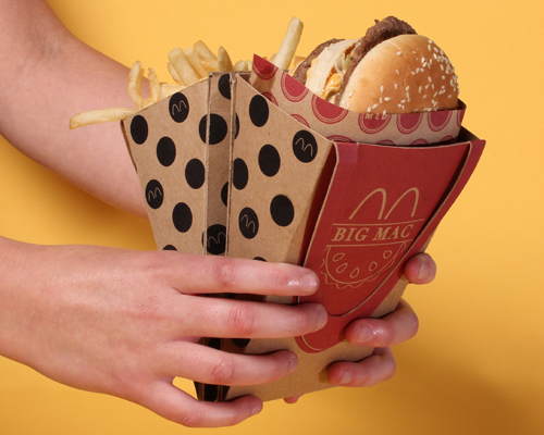 jessica stoll rethinks big mac packaging as a portable purse, pocket and pouch