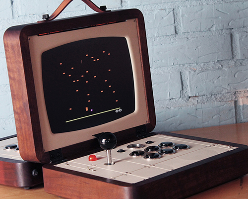 battlecade - portable vintage gaming system by love hulten