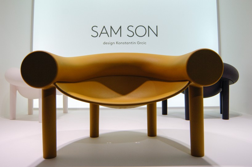 konstantin grcic molds sam son chair with a hint of cartoon character for magis