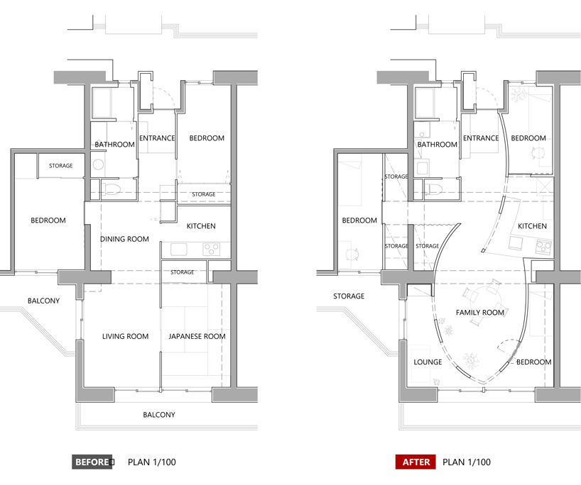mamm design renovation in sagami-ono kanagawa japan designboom