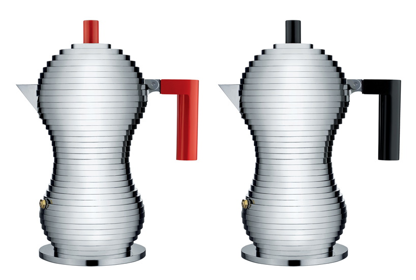 michele de lucchi designs pulcina espresso maker for alessi + illycaffè